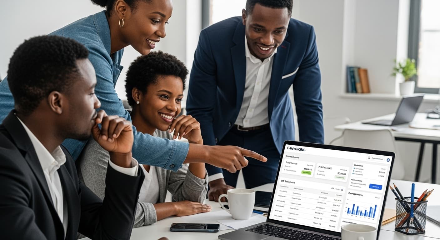 E-Invoice app interface